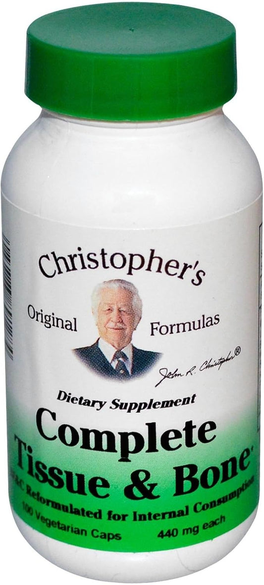 Dr. Christopher's Complete Tissue and Bone - 440 mg - 100 Vegetarian Capsules