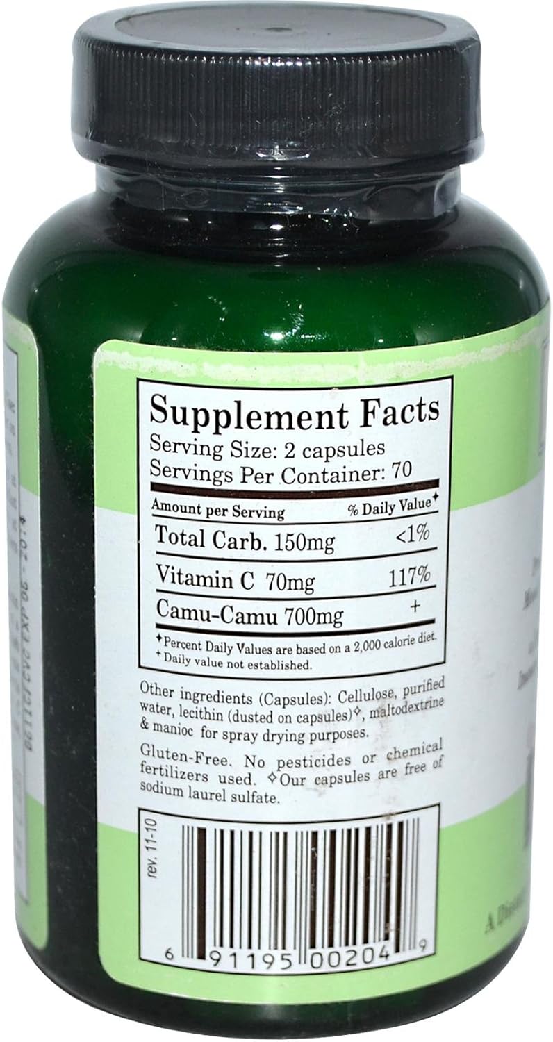 Whole World Botanicals Royal Camu, 140 Ct : Health & Household