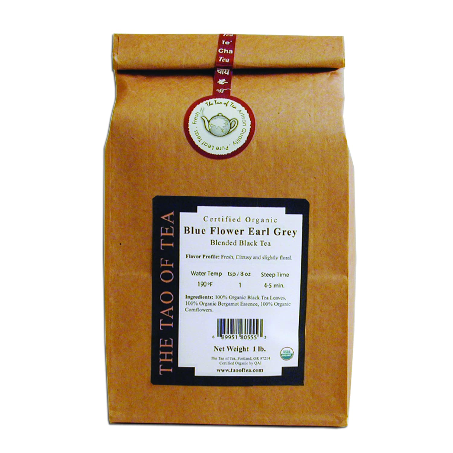 The Tao Of Tea Blue Flower Earl Grey, 1-Pounds