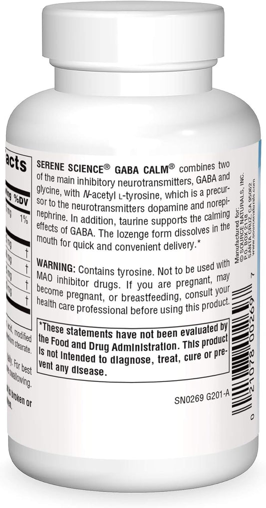 Source Naturals Serene Science, Gaba Calm - Supports A Calming Mood, Q