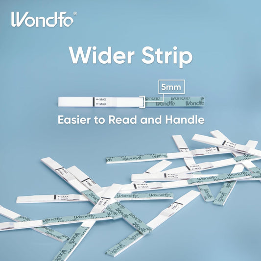 Wondfo Ovulation Test Strips - Women Fertility Tracking and Pregnancy Planning with Cycle-Detecting LH Surge - Highly Sensitive and Fast Result at Home Kit (50 Count)