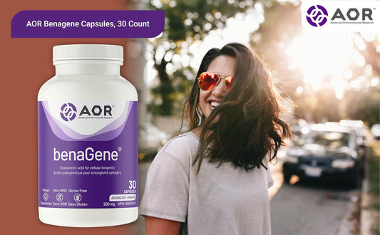 AOR, benaGene, Supports Healthy Aging, Energy and Longevity, Dietary Supplement, 30 servings (30 capsules)