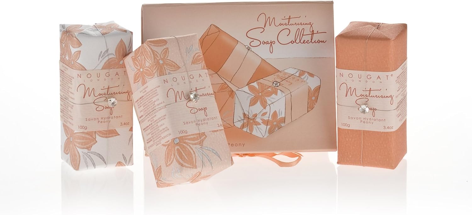 Nougat London Limited Moisturising Soap Collection Peony 300G