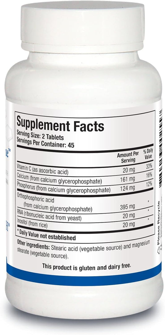 Biotics Research Super Phosphozyme –Phosphorous And Rna, Electrolytes, Healthy Bones And Teeth, Protein Production, Energy Support, 90 Tablets