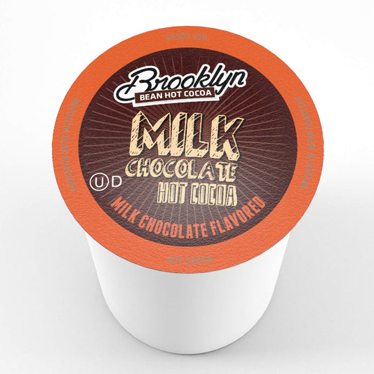 Brooklyn Beans Milk Chocolate Hot Cocoa Pods, Compatible With 2.0 K-Cup Brewers, 40 Count