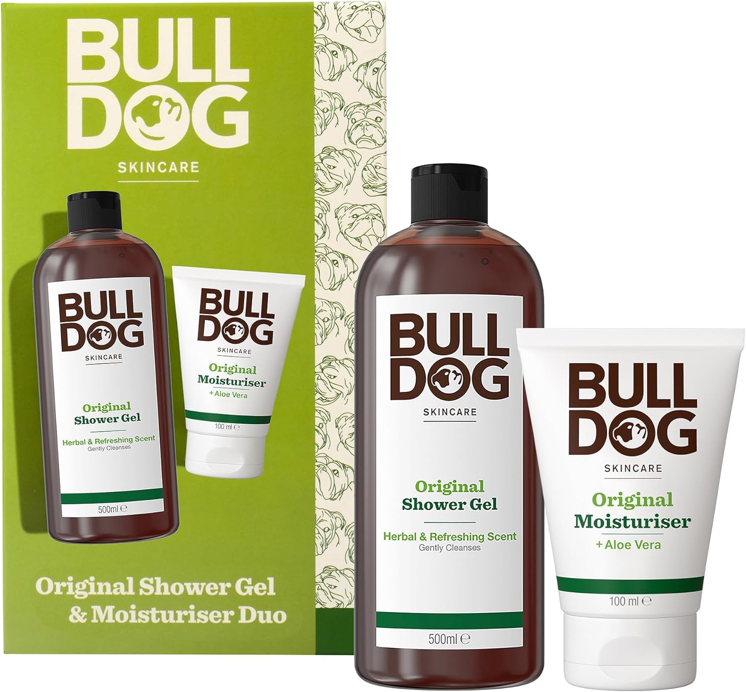 Bulldog Skincare - Original Body Care Duo Giftset For Men | Original Shower Gel & Moisturiser