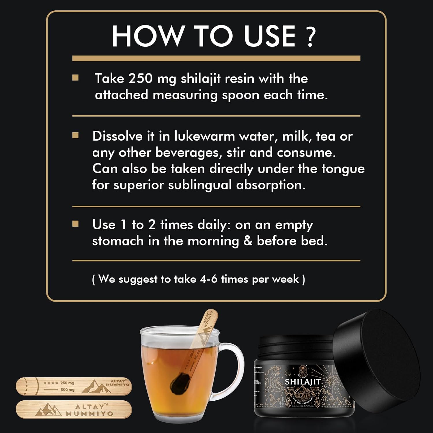 Shilajit Resin With Fulvic Acid & Trace Minerals, Original Siberian Pure Shilajit With 85+ Humic Acid Supplement For Energy & Immune System - 100 Serving / 50G (2 Pack), Gel