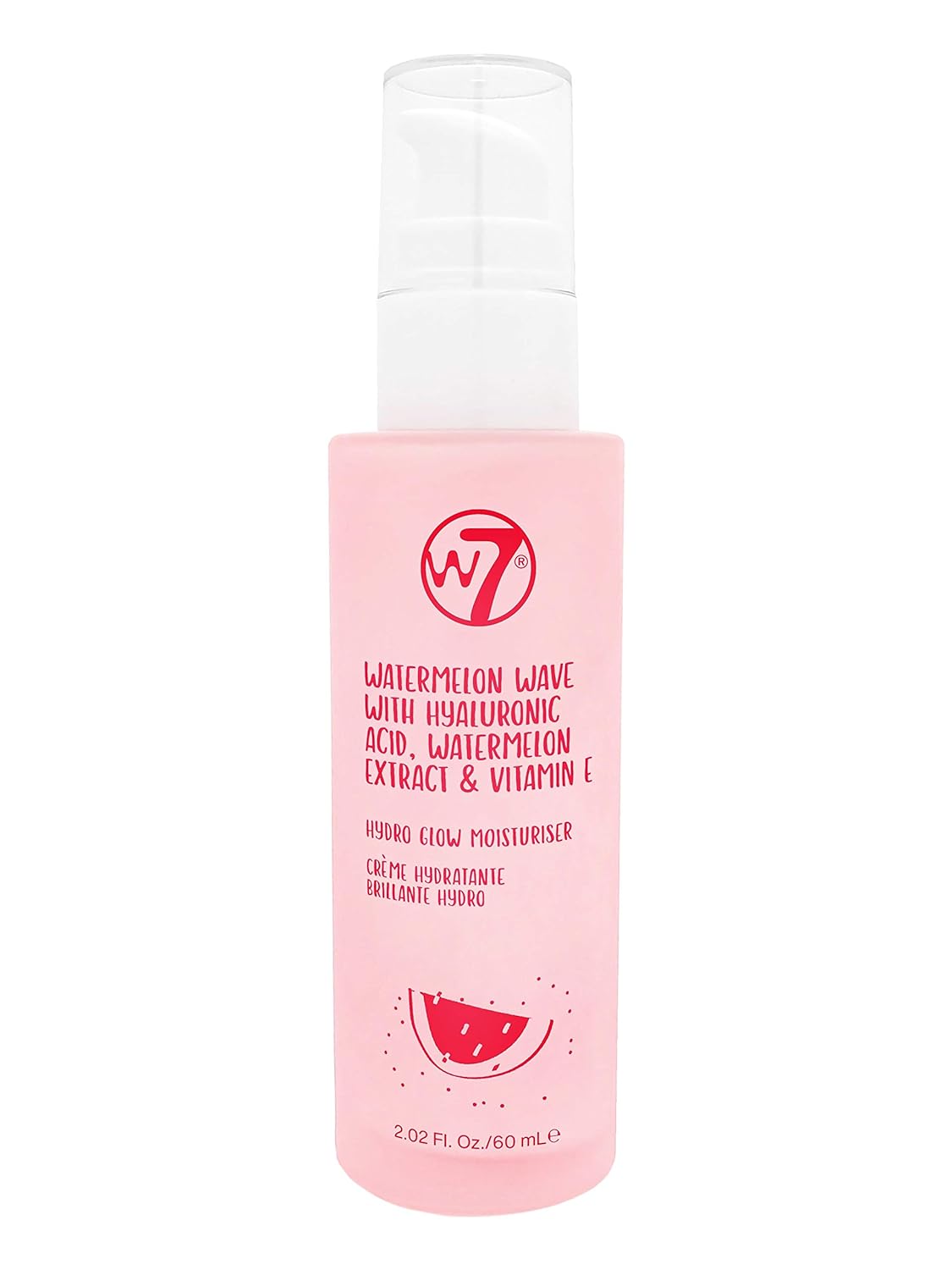 W7 Watermelon Wave Hydro-Glow Moisturizer - Face Cream Infused with Watermelon Juice Extract that Naturally Hydrates Skin 2.02fl oz