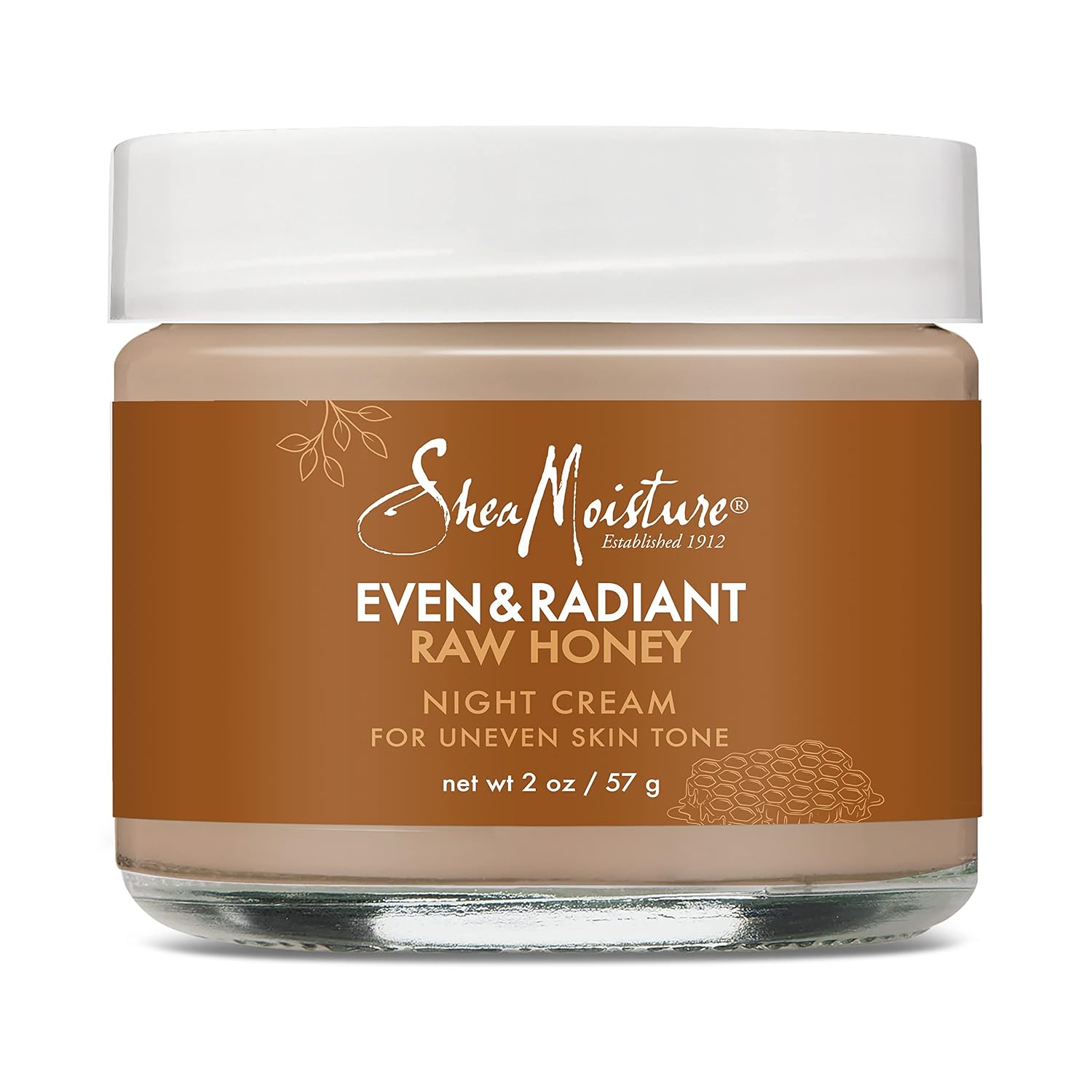 Sheamoisture Even And Radiant Face Cream For Uneven Skin Tone And Dark Spots Night Cream With Raw Honey 2 Oz