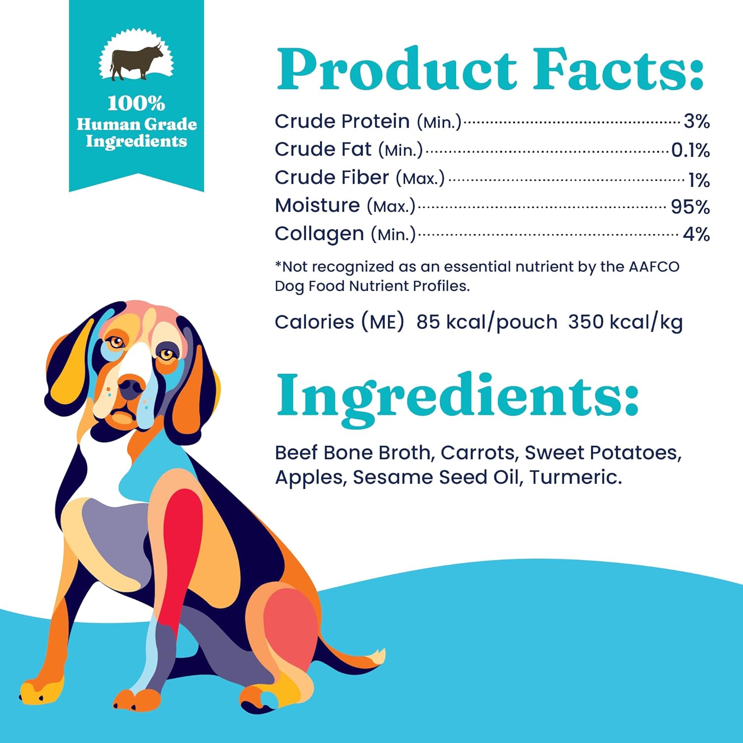 Solid Gold Beef Bone Broth for Dogs - Grain Free Dog Food Topper Rich in Collagen and Superfoods - Nutrient Dense Dog Gravy Topper for Dry Food - Promotes Gut Health and Hydration - 12 Pack: Pet Supplies: Amazon.com