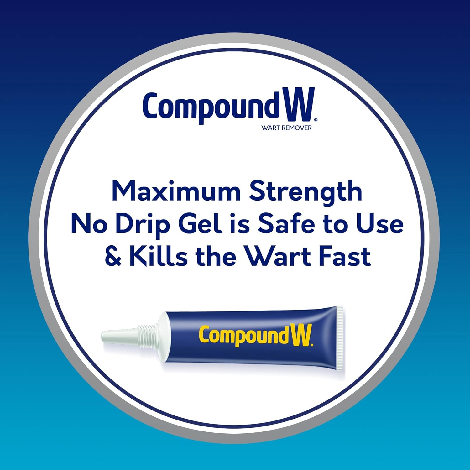 Compound W Total Care Wart Remover with Proheal Cream for Skin - 0.25 oz and Maximum Strength Fast Acting Salicylic Acid Gel - 0.25 oz