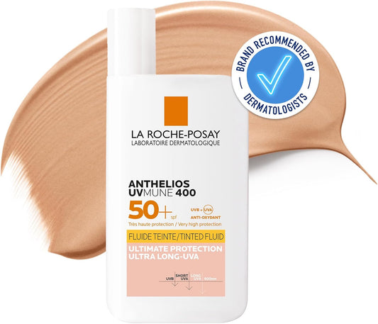 La Roche-Posay Anthelios UVMune 400 Invisible Tinted SPF50+ Sun Screen For Sensitive Skin 50ML : Amazon.co.uk: Beauty