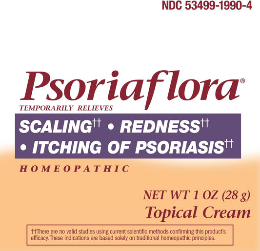 Nature's Way Boericke & Tafel Psoriaflora Topical Cream, Dry Skin Relief??, Reduces Redness & Itching??, Psoriasis Treatment??, 1 Oz