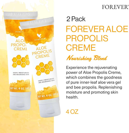 Forever Living - Aloe Propolis Creme, Skin Nourishment With Aloe Vera And Bee Propolis, Moisturizing Cream With Vitamins A, E, C, 4 Oz
