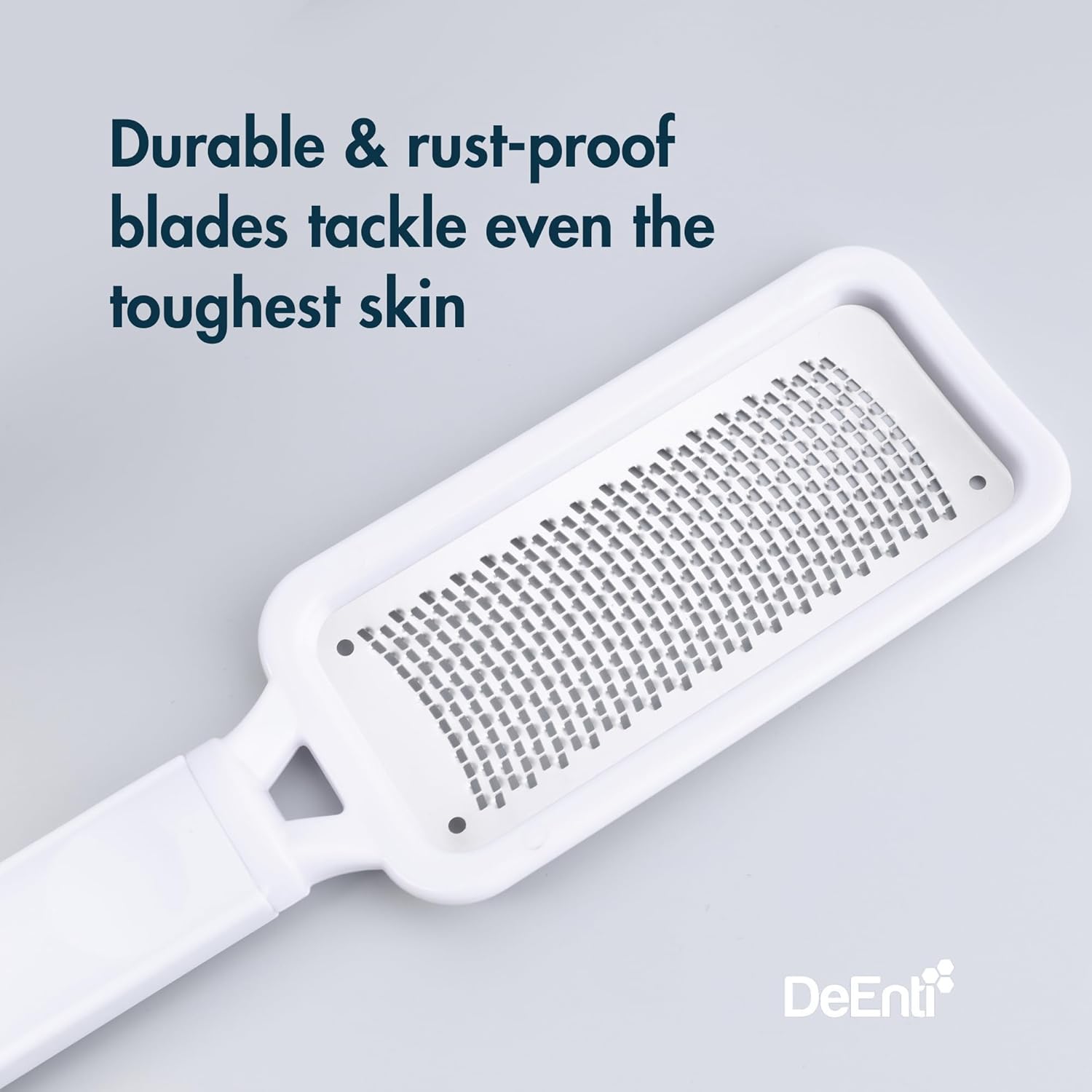 DeEnti Metal Foot Rasp, Professional Grade Stainless Steel Foot File, Salon Quality Callus Remover, Lightweight Foot Scrubber, Home Manicure and Pedicure Tools : Beauty & Personal Care