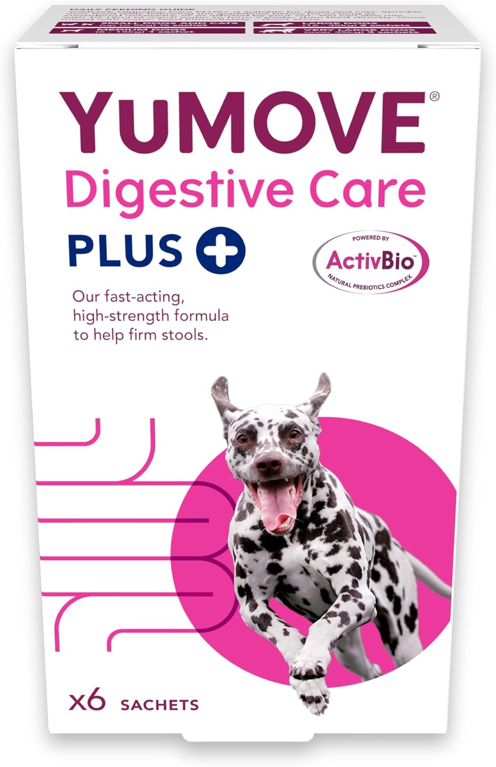 YuMOVE Digestive Care PLUS | Previously YuDIGEST PLUS | Veterinary Strength Fast-acting Probiotic Digestive Support for Dogs and Cats , All Ages and Breeds | 6 Sachets?YUDP6