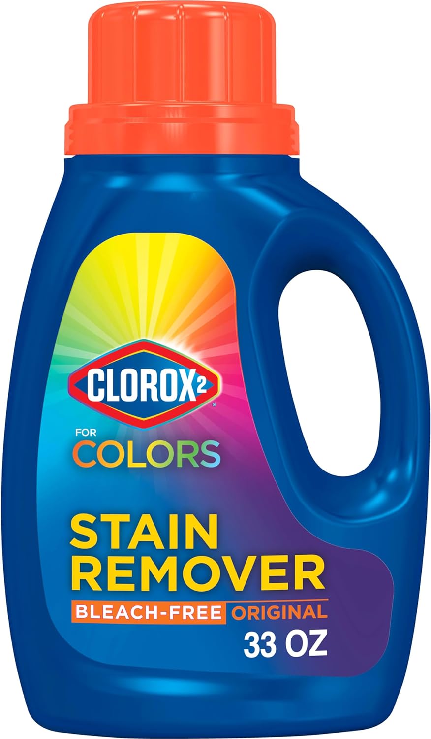 Clorox 2 for Colors Stain Remover and Laundry Additive, Original, 33 Fluid Ounces (Pack May Vary)