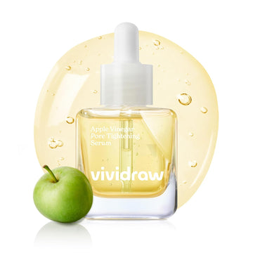 Apple Vinegar Pore Tightening Ampoule | Pore Minimizer With Apple Cider Vinegar & Green Apple | Korean Face Serum For Sebum Control And Pore Care | Cruelty-Free (40Ml, 1.35 Fl. Oz.)