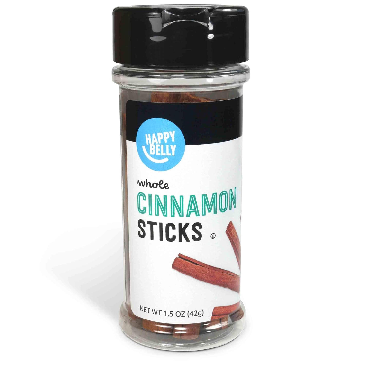 Amazon Brand - Happy Belly Cinnamon Sticks, Whole, 1.5 Ounce (Pack Of 1)