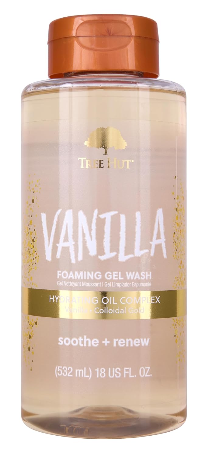 Tree Hut Moroccan Rose Nourishing & Moisturizing Foaming Gel Wash, 18 Oz., Hydrating