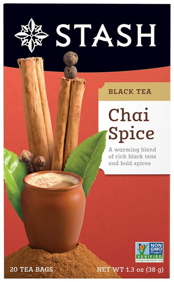 Stash Tea Chai Spice Black Tea, 20 Ct