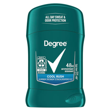 Degree Men Original Protection Antiperspirant Deodorant Cool Rush Pack Of 12 48-Hour Sweat & Odor Protection Antiperspirant For Men 1.7 Oz