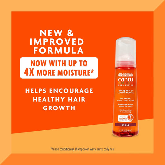 Cantu Wave Whip Curling Mousse 248Ml