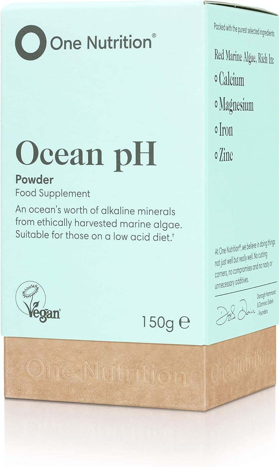 One Nutrition Ocean-Ph – Calcified Red Mineral Algae - Rich In Calcium, Magnesium, Zinc & Iron – Ethically Harvested – Sports Nutrition – 60 Servings – 150G Powder