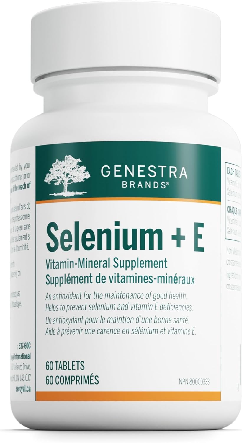 Genestra Brands Selenium + E | Provides Antioxidant Support | 60 Tablets