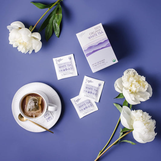 Prince Of Peace Organic White Tea, 20 Tea Bags – 100% Organic White Tea – Unsweetened White Tea – Lower Caffeine Alternative To Coffee – Herbal Health Benefits