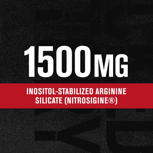 Jacked Factory L Arginine Nitric Oxide Booster 1500Mg - Patented Bonded L-Arginine Silicate Pre Workout Supplement For Muscle Growth, Pumps, Vascularity And Energy - 90 Veggie Pills