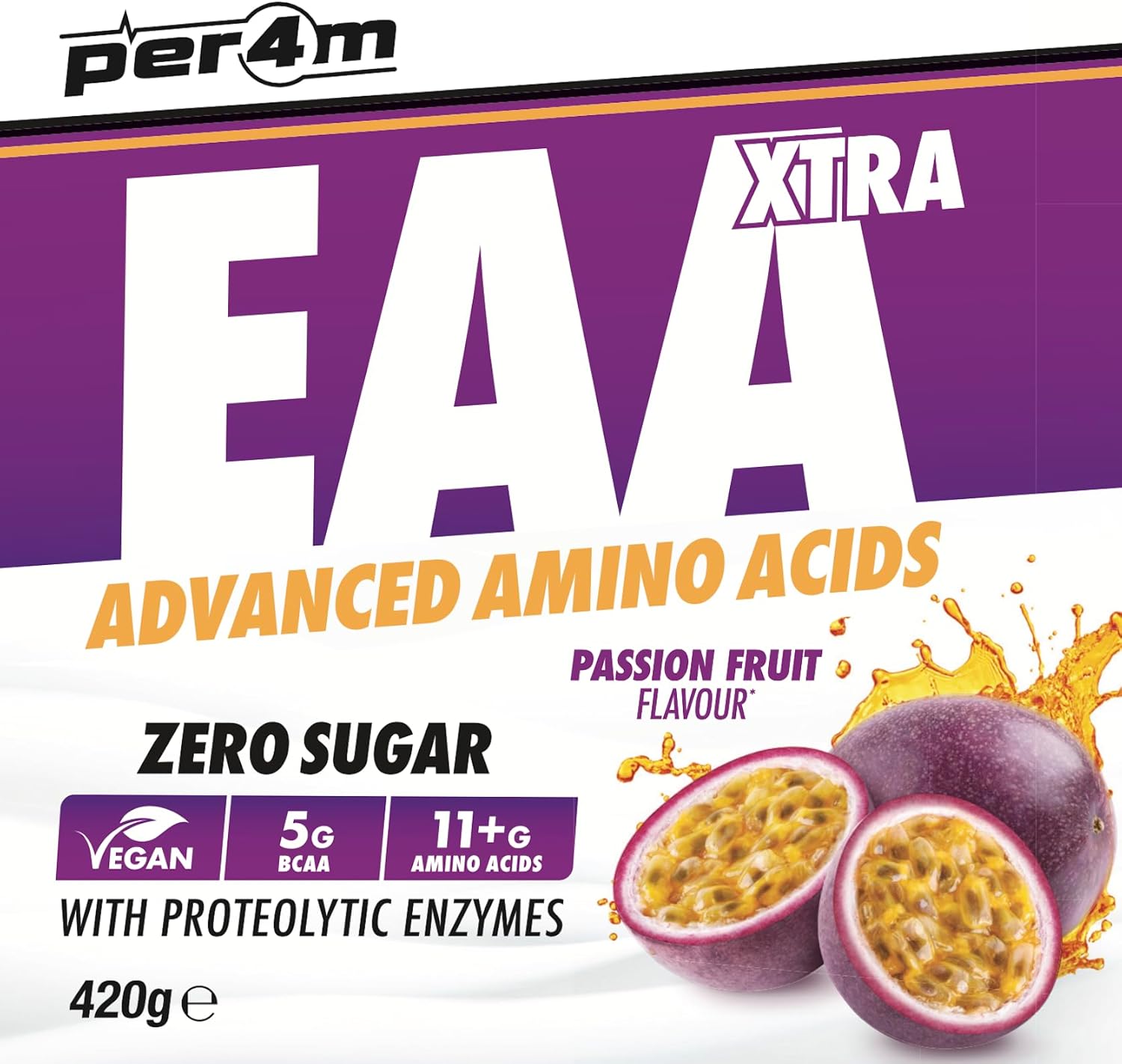 Per4m EAA Xtra/Amino Xtra | 30 Servings of Full Spectrum EAA with Proteolytic Enzymes | Vegan Friendly | Zero Sugar Amino Acid (Blue Raspberry, 420g) : Amazon.co.uk: Health & Personal Care