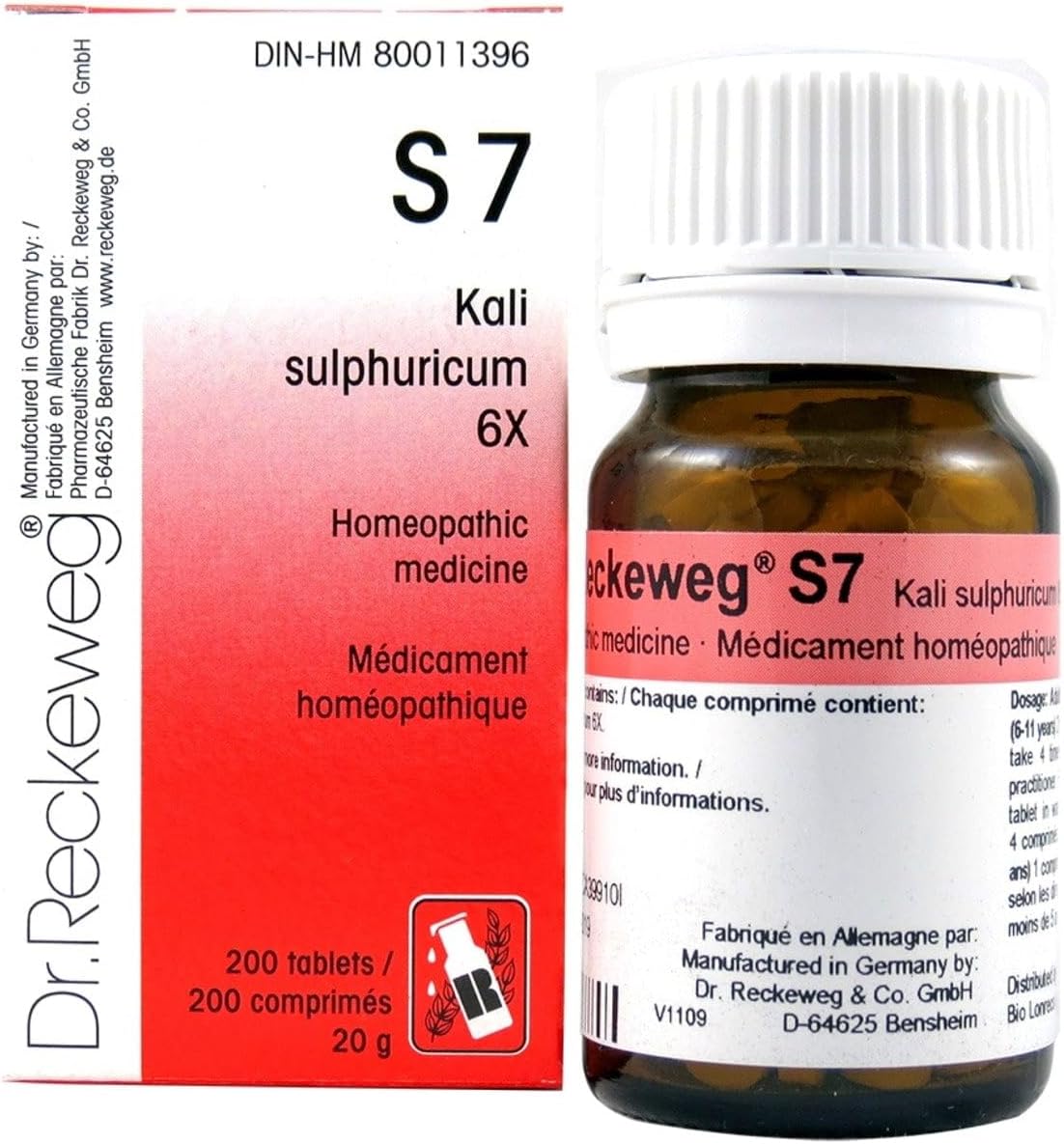 Dr. Reckeweg S7 Kali Sulphuricum 3X : Health & Household