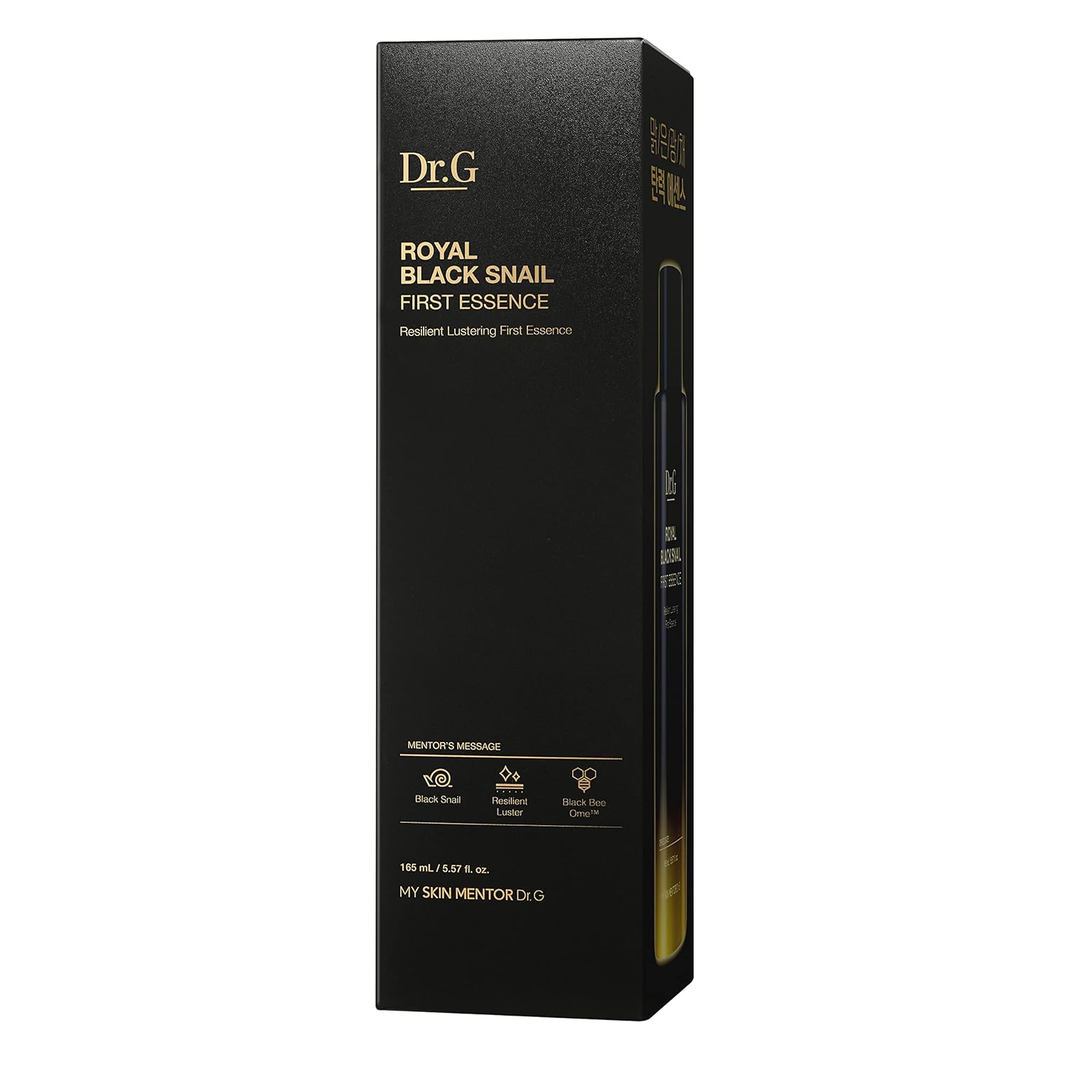 Dr.G Royal Black Snail Mucin Essence, 165Ml - Korean Essence Skincare, Korean Skin Care Moisturizer, Snail Mucin Moisturizer, Snail Mucin Serum, Snail Serum, Korean Moisturizer For Dry Skin, Kbeauty