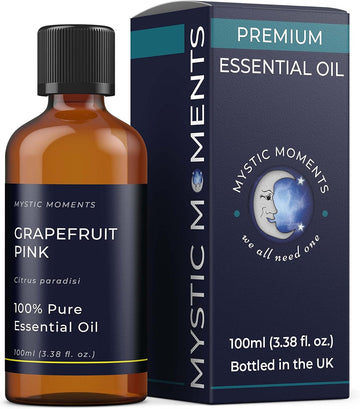 Mystic Moments | Grapefruit Pink Essential Oil 50Ml - Pure & Natural Oil For Diffusers, Aromatherapy & Massage Blends Vegan Gmo Free