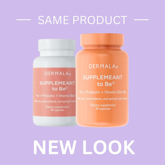 Fobo Supplemeant To Be Acne Supplement | All Natural Daily Prebiotics Probiotics Vitamins Skin Mix With Zinc | Improve Clear Blemish-Free Radiant Skin Through Balancing Gut Health