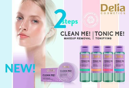 Delia Cosmetics - Tonic Me - Firming Tonic - Mature Skin With Discoloration - Retinol, Panthenol, Hyaluronic Acid - Reduces Wrinkles, Smoothes, Soothes, Moisturizes - Vegan Cosmetic - 200Ml