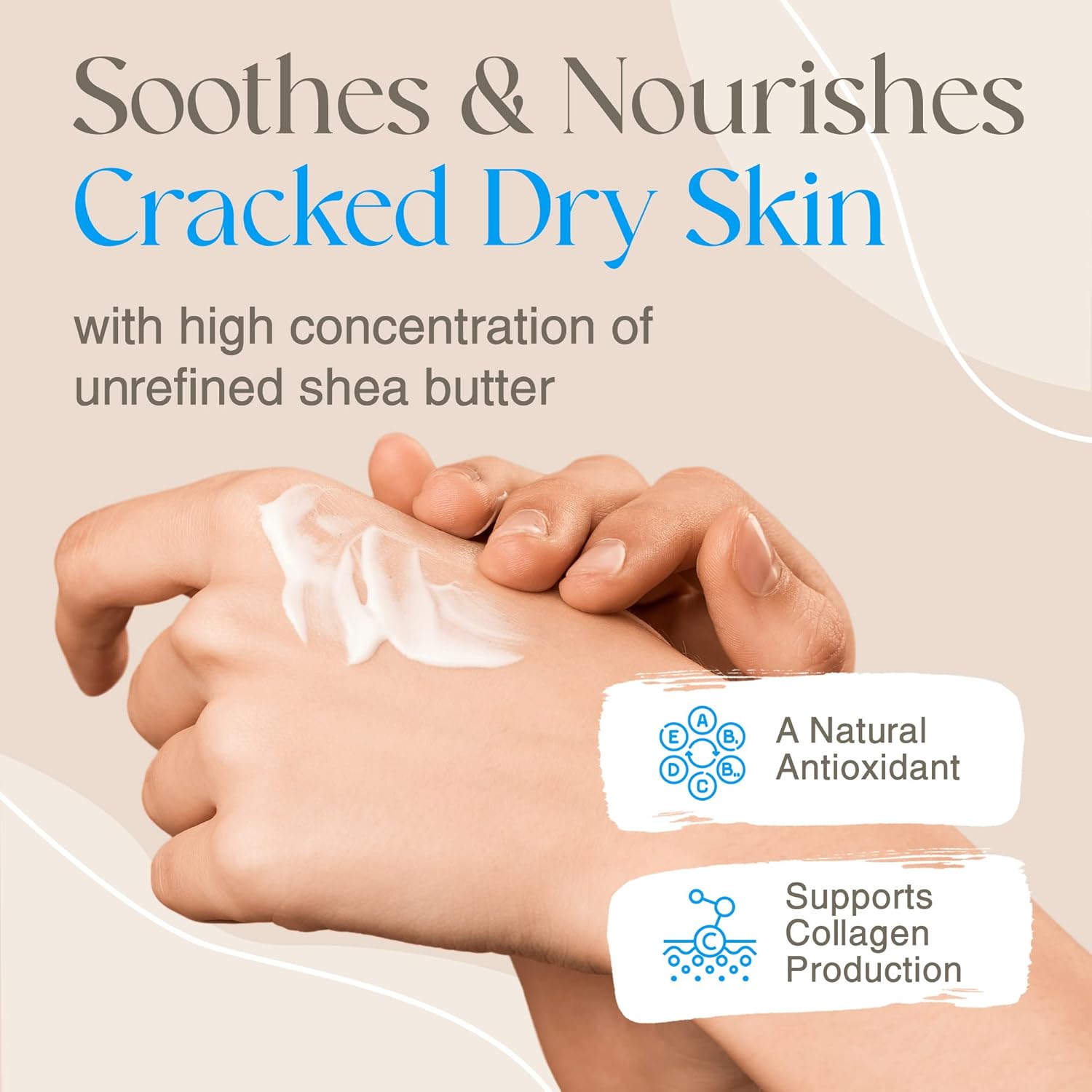 True Shea - Moisturizing African Whipped Shea Butter, Vanilla, All-Natural Skincare Must-Have, Made From Unrefined Raw Shea Butter Enriched With Sunflower & Coconut Oil For Skin, No Parabens, 8 Oz : Beauty & Personal Care