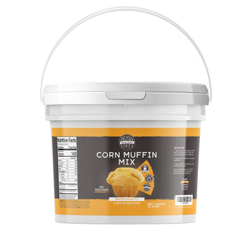 Birch & Meadow 1 Gallon Of Corn Muffin Mix, Crumbly Texture, Easy To Make