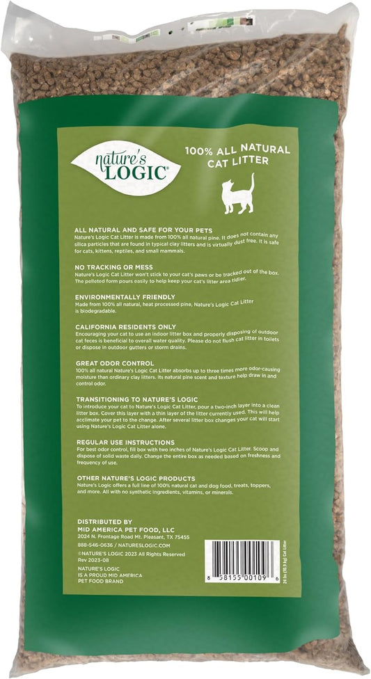 Nature'S Logic All-Natural Cat Litter, 24Lb