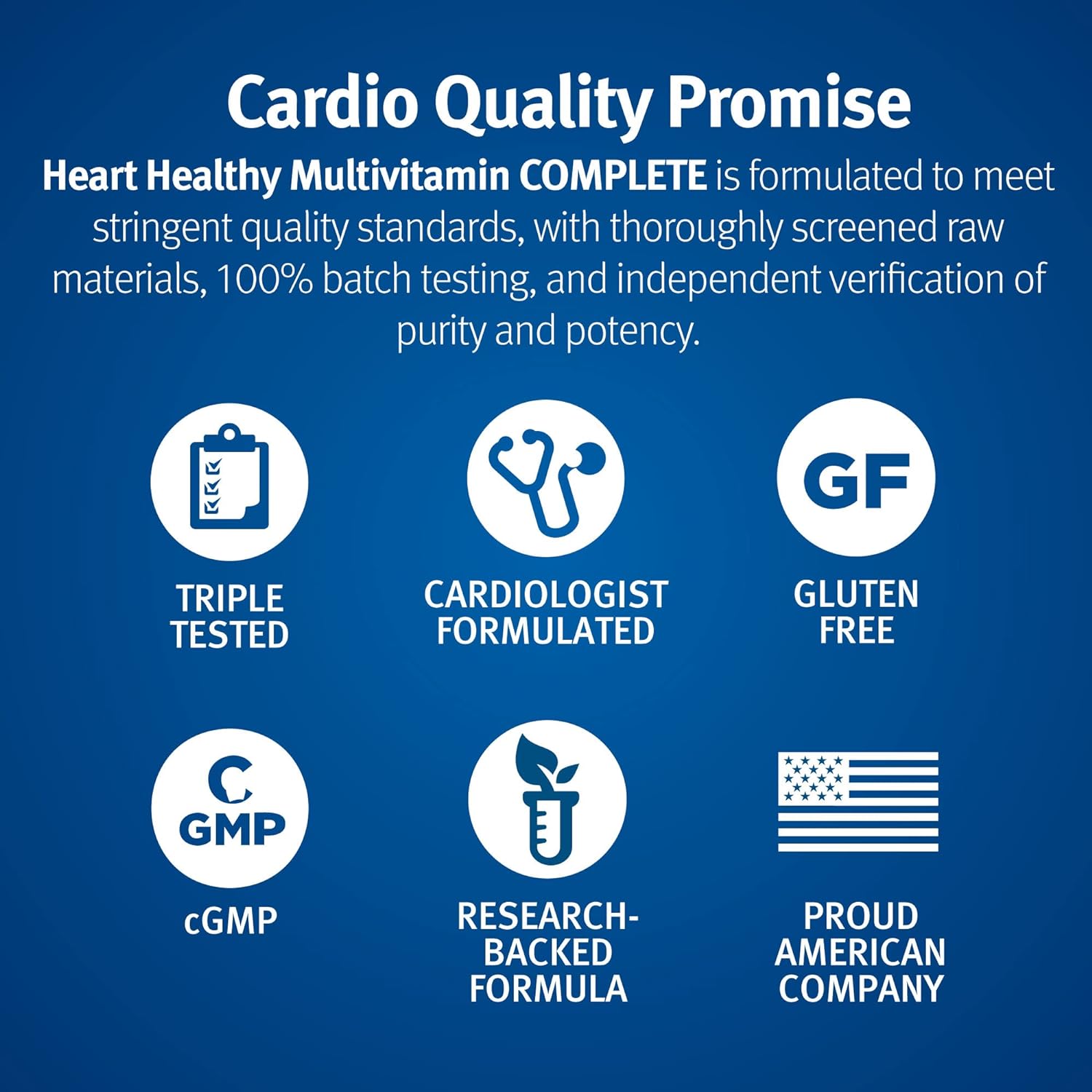 Dr. Stephen Sinatra’s Heart Healthy Multivitamin Complete for Heart, Total Body, Immune, and Mood Support and More with Essential Vitamins Plus Sensoril Ashwagandha : Health & Household