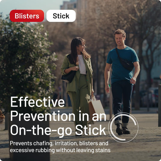 Compeed Anti Blister Stick Balm (8Ml) - Blister Prevention Balm For Use On The Feet & Body - Prevents Chafing That Causes Blisters - Invisible, Non-Greasy Formula - Portable For Prevention On The Go