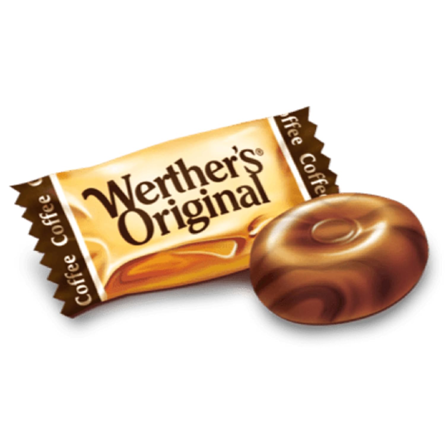 Werther'S Original Caramel Coffee Hard Candy 1.5Lbs - Premium Coffee Candy, Classic Party & Office Treat, Individually Wrapped Family Pack Candy Bulk (24Oz) : Grocery & Gourmet Food