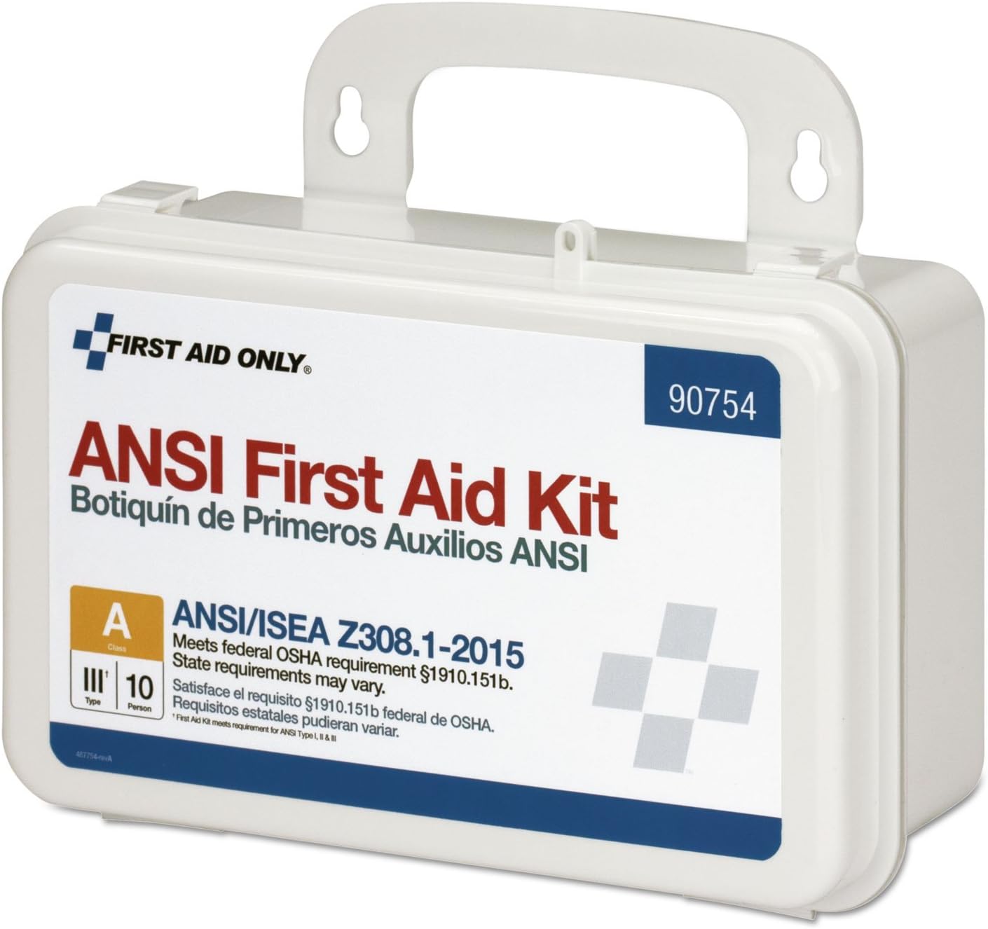 First Aid Only 90562 Ansi A 2015 And Osha Compliant First Aid Kit, 25-Person Emergency First Aid Kit For Business, Home, Car, And Construction Sites, 89 Pieces : Health & Household