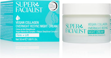 Super Facialist Vegan Collagen Plumping Serum - Hyaluronic Acid, Seaweed, Copper And Hibiscus Extract, Firming, Smoothing & Plumping, Face Cream For Youthful Skin, 30Ml