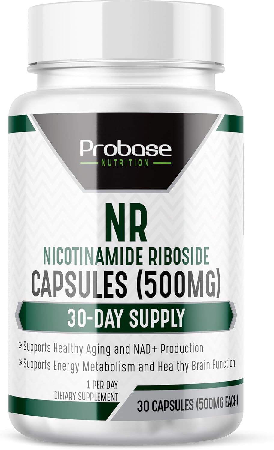 Nmn Alternative Nr Supplement Nad+ | Nicotinamide Riboside Is Formulated For Energy And General Wellness | 30Ct/500Mg, 30-Day Supply