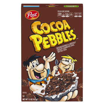 Post Cocoa Pebbles Gluten Free Breakfast Cereal, 15 Ounce Box