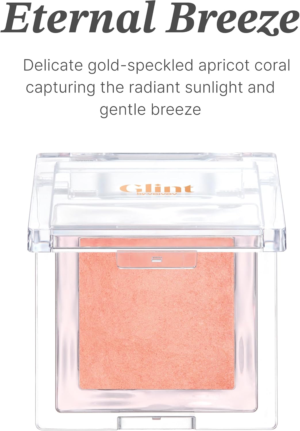 Glint By Vdivov Glint Baked Blush (Eternal Breeze) - Long Lasting Blush That Lasts All Day To Achieve A Natural Look Korean Skincare, M Eternal Breeze, 30G (P)