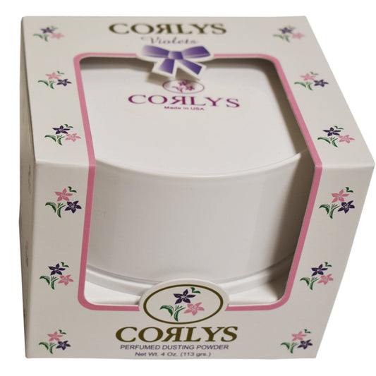 Corlys Dusting Powder For Women And Children With Puff 4 Oz