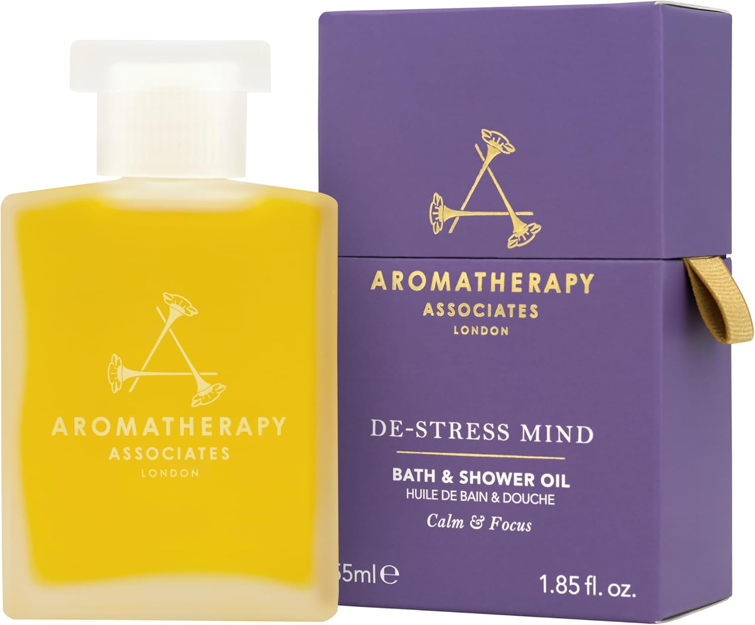 Aromatherapy Associates Revive Evening Bath And Shower Oil – Natural Hydrating Oil With 3 Essential Oils To Refresh Mind, Body, And Spirit (1.86 Oz)